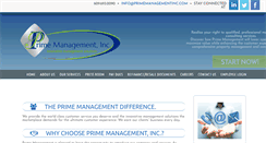 Desktop Screenshot of primemanagementinc.com